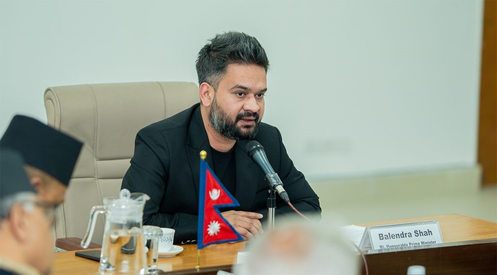  प्रधानमन्त्री बालेन सातै प्रदेशका मुख्यमन्त्रीसँग आज छलफल गर्दै