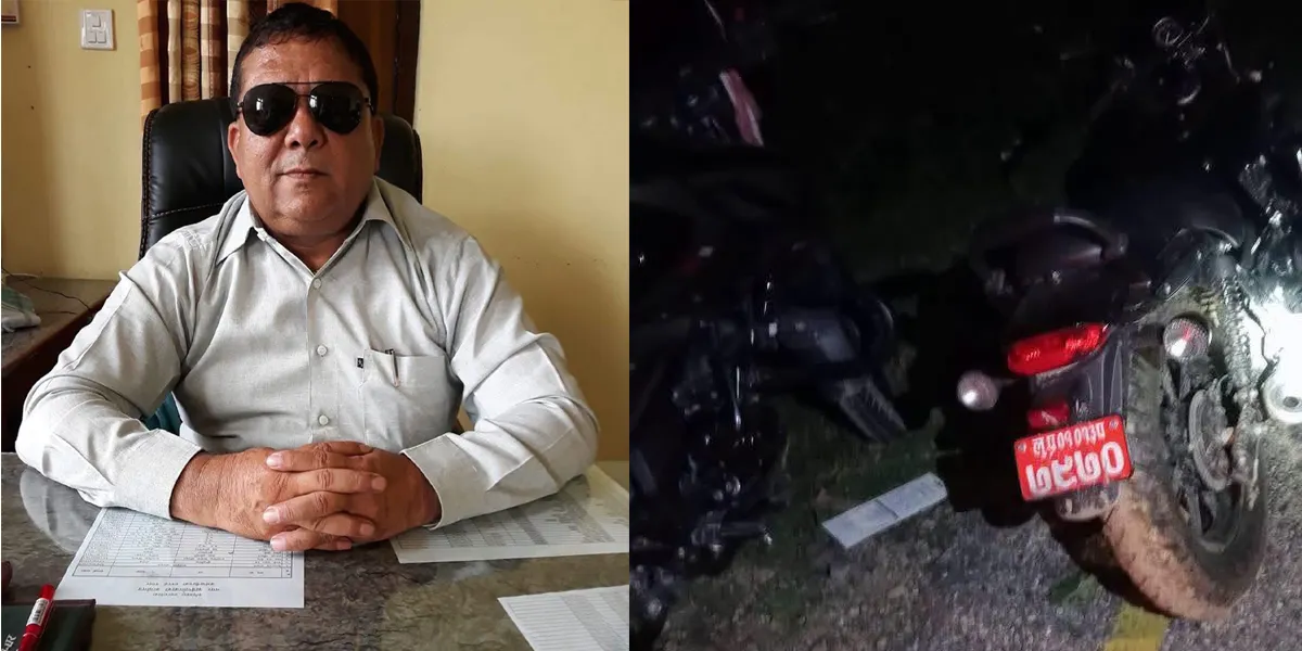 कपिलवस्तुका पूर्वमेयर किरण सिंह हराए, माेटरसाइकल जंगलमा भेटियाे