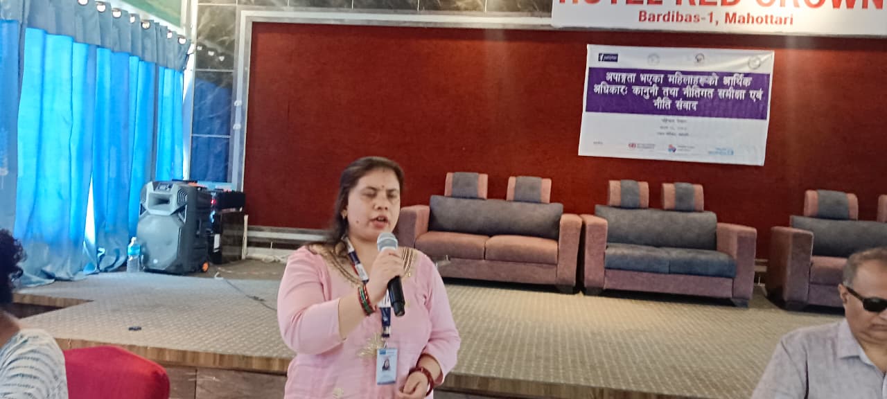 अपाङ्गता भएकालाई दया होइन अधिकार चाहिन्छ : मधेसभर अभियान विस्तार गर्दै इच्छा केसी