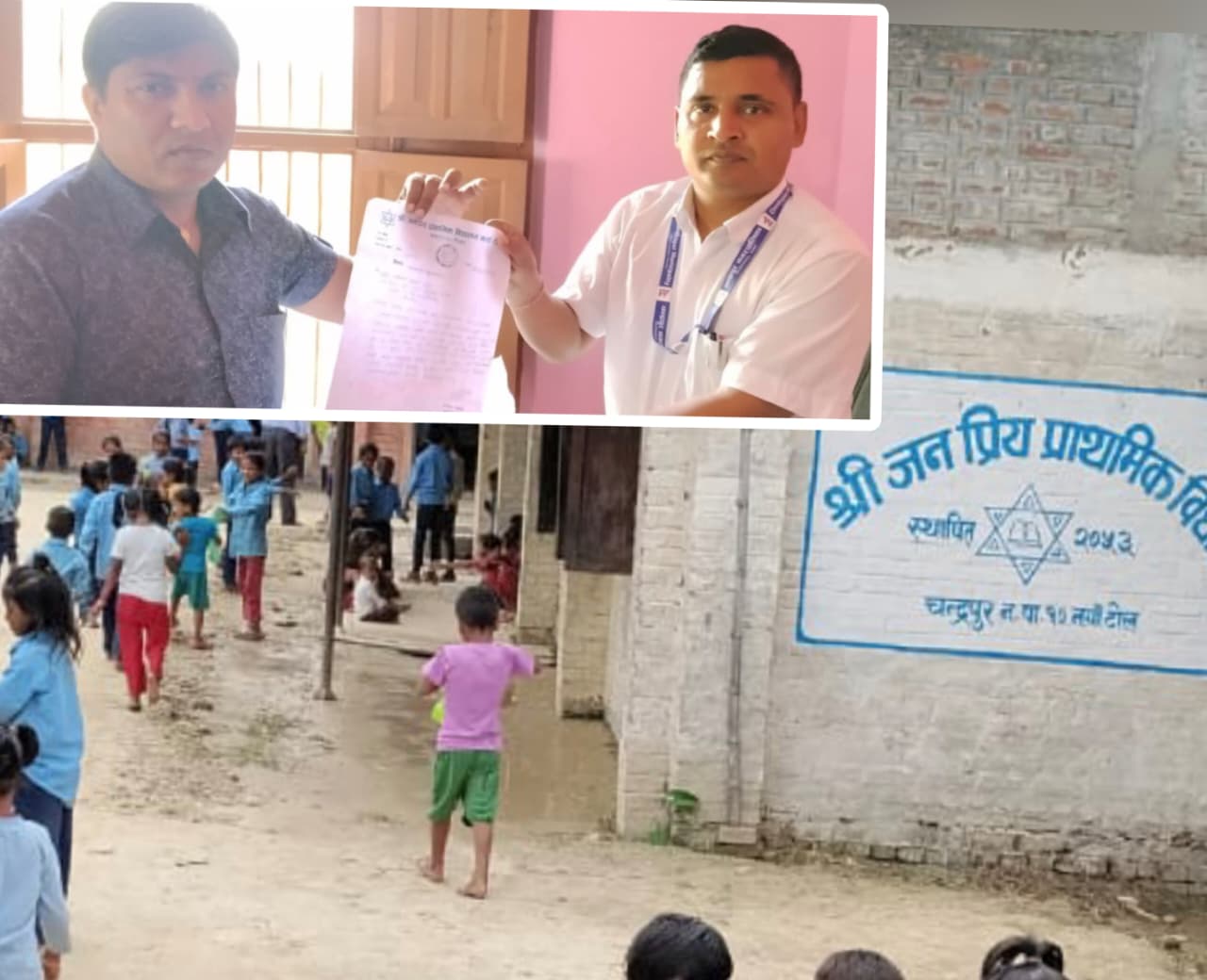 शिक्षक माग्दा आश्वासन मात्रै, विद्यार्थीको भविष्यका लागि अध्यक्ष साहले दिए आत्मदाहको चेतावनी